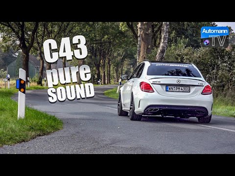 2018 Mercedes-AMG C43 (430hp) - pure SOUND (60FPS)