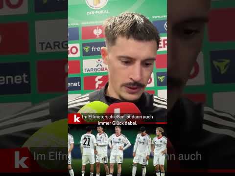Frankfurts Koch hadert mit dem Schiedsrichter: "Da kann man Gelb-Rot geben" #shorts