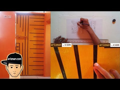 ide-kreatif-selotip-washi-tape-untuk-dekorasi-pintu