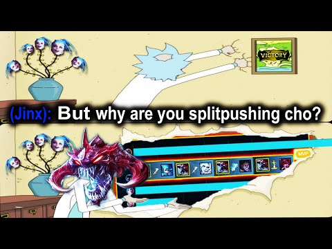 My AD "Carry" Question the CHO'GOD?? This is how you CARRY the FOODS 🔥 LoL Top Cho'Gath s12 Gameplay