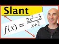 How To Find Slant Asymptote Of A Rational Function