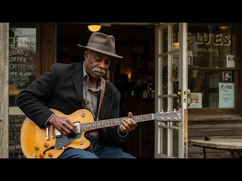 Blues Relax 90 - Dark October Blues - Late Evening Blues Music Played On Guitar And Piano