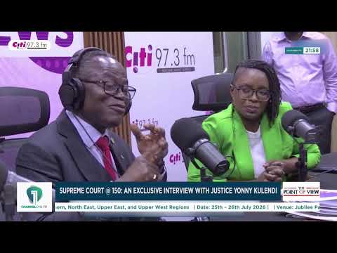 LIVE!!! #PointOfView | Supreme Court at 150: A Conversation with Justice Yonny Kulendi