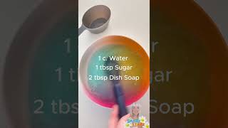 🫧 Easy Homemade Bubble Solution | DIY Bubbles Recipe for Kids | Smart Start with Miss Daisy