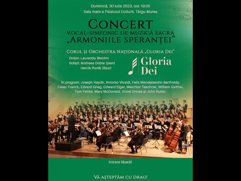 Corul și Orchestra Națională Adventistă GLORIA DEI | Concert Armoniile Speranței | Târgu Mureș 2023