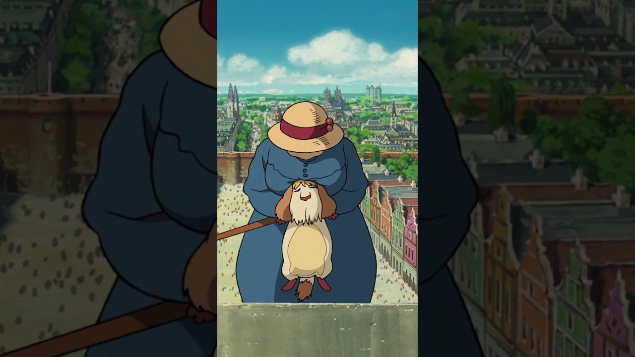 Cutest Ghibli pet ever?? 🐶✨ #howlsmovingcastle