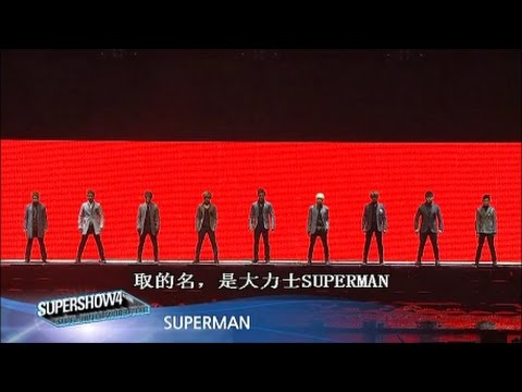 Super Junior Super Show 4 - Opening - Super Man
