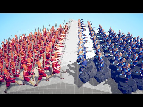 100x MEDIEVAL KING ARMY 👑 vs ⚔️ 100x ANCIENT ARMY / Totally Accurate Battle Simulator ( TABS )