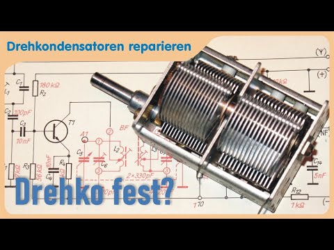 Make rotary capacitors work again - repair stuck rotary capacitors