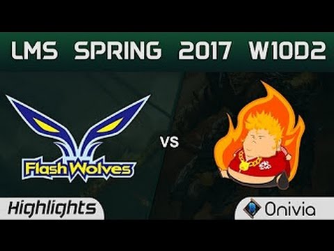 FW vs FB Highlights Game 1 LMS 精華 春季職業聯賽 2017 W10D2 Flash Wolves vs Fireball