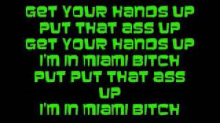 LMFAO-I&#39;m In Miami Bitch [Explict] On Screen Lyrics