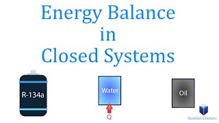 Energy Balance in Closed Systems | Thermodynamics | (Solved examples)