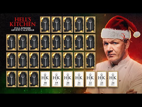 Full Episode Watchalong Advent Calendar | Hell's Kitchen Countdown to Christmas Day 25