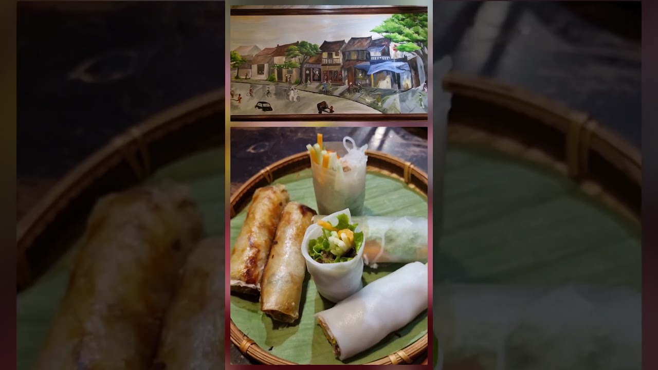 하노이베트남전통음식맛집#베트남#하노이#met레스토랑#반써오#분짜#a Vietnamese restaurant