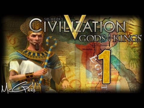 Let's Play: Civilization V Gods and Kings - Mac - Egypt - Ep. 1