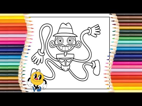 DADDY LONG LEGS. POPPY PLAYTIME | Small Coloring Book