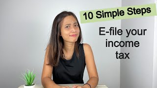 How to do E-filing for Personal Income Tax?