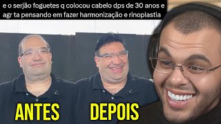 SERJÃO FOGUETES COLOCA CABELO E DEIXA INTERNAUTAS COM TESÃO