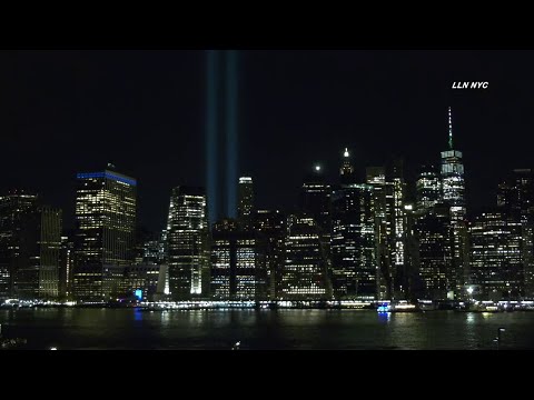 FDNY Dispatch 9/11 Radio Audio w/ Tribute in Lights (2021 Version)