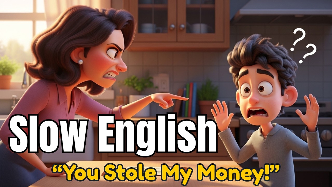 You Stole My Money! Mom Said 😳 | Slow English Story for Beginners | Easy English Listening Practice