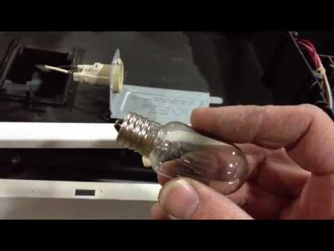 How to replace the internal bulb on a GE Spacemaker