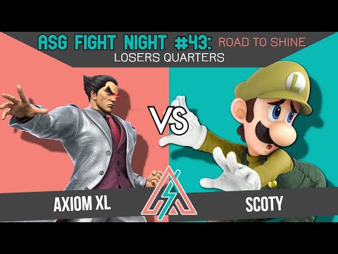ASG 43: Road to Shine LOSERS QUARTERS - Axiom XL(Kazuya) vs Scot (Luigi)