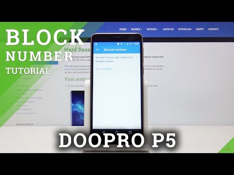 How to Block Number in DOOPRO P5 – Create Blacklist