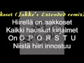 Mouse's alphabets (Jakke's Extended Remix)