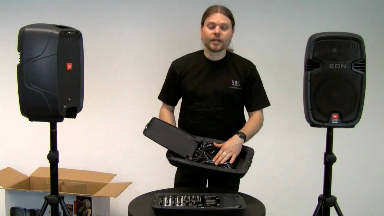 video Loa karaoke JBL EON 210P chính hãng 0