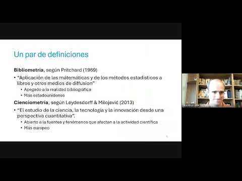 Taller Confección de artículos científicos con análisis cienciométricos