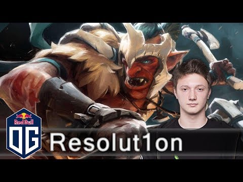 OG.Resolut1on Troll Warlord Gameplay - Ranked Match - OG Dota 2.