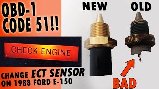 Engine Coolant Temperature Sensor Guide for 1981-1983 Ford E-100 ...
