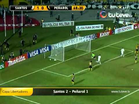 Santos 2 - Peñarol 1 Copa Libertadores