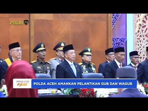 POLDA ACEH AMANKAN PELANTIKAN GUBERNUR DAN WAGUB ACEH TERPILIH