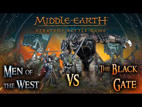 Aragorn Vs Troll Chieftain! ~ Middle Earth SBG Battle Report