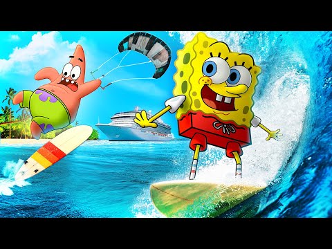 Spongebob In Real Life 7 - SUMMER VACATION!