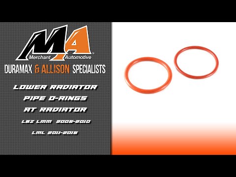 Product Spotlight: Lower Radiator Pipe O rings At Radiator, 2006-2016 Duramax
