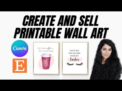 , title : 'Printable Wall Art FULL TUTORIAL - Creating, SIZING, and Uploading to Etsy'