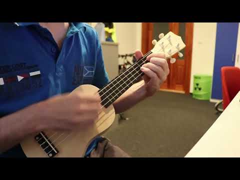 Poprvé na vlastní ukulele