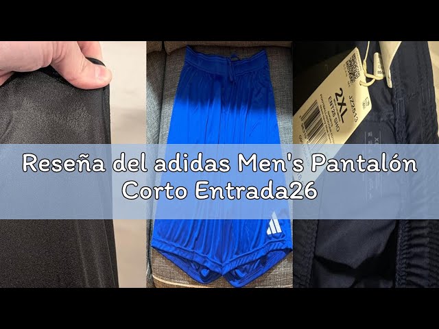 Vídeo relacionado con adidas Uomo Entrada26 Training Shorts, Black/White, L