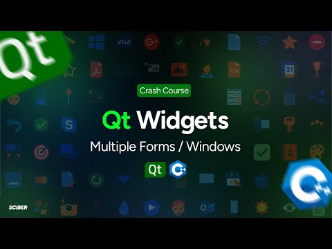 Working with Multiple Forms in Qt C++  - Qt Widgets Crash Course
