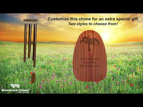Personalize It! Sympathy Amazing Grace Chime - Large, Bronze, Remembrance