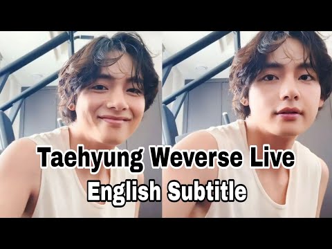 [ENG SUB] Taehyung Weverse Live "Yo" 230529. #btslive #taehyunglive #weverselive #vlive #btslive2023