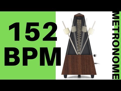 152 BPM Metronome - Click Track 152 Beats Per Minute