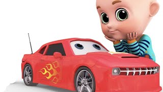 Surprise Egg - Red Racing Car Toys for Kids  - Surprise Eggs Toys unboxing from Jugnu Kids