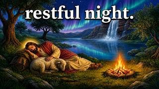 let go of today's worries... (bible reading & fire sound)