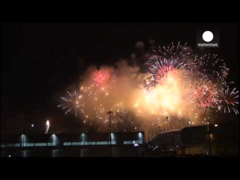 2014年冬季オリンピック開会式花火クリップ (中国語/英語字幕) (2014冬季奧運開幕典禮煙火片段 (中英字幕))