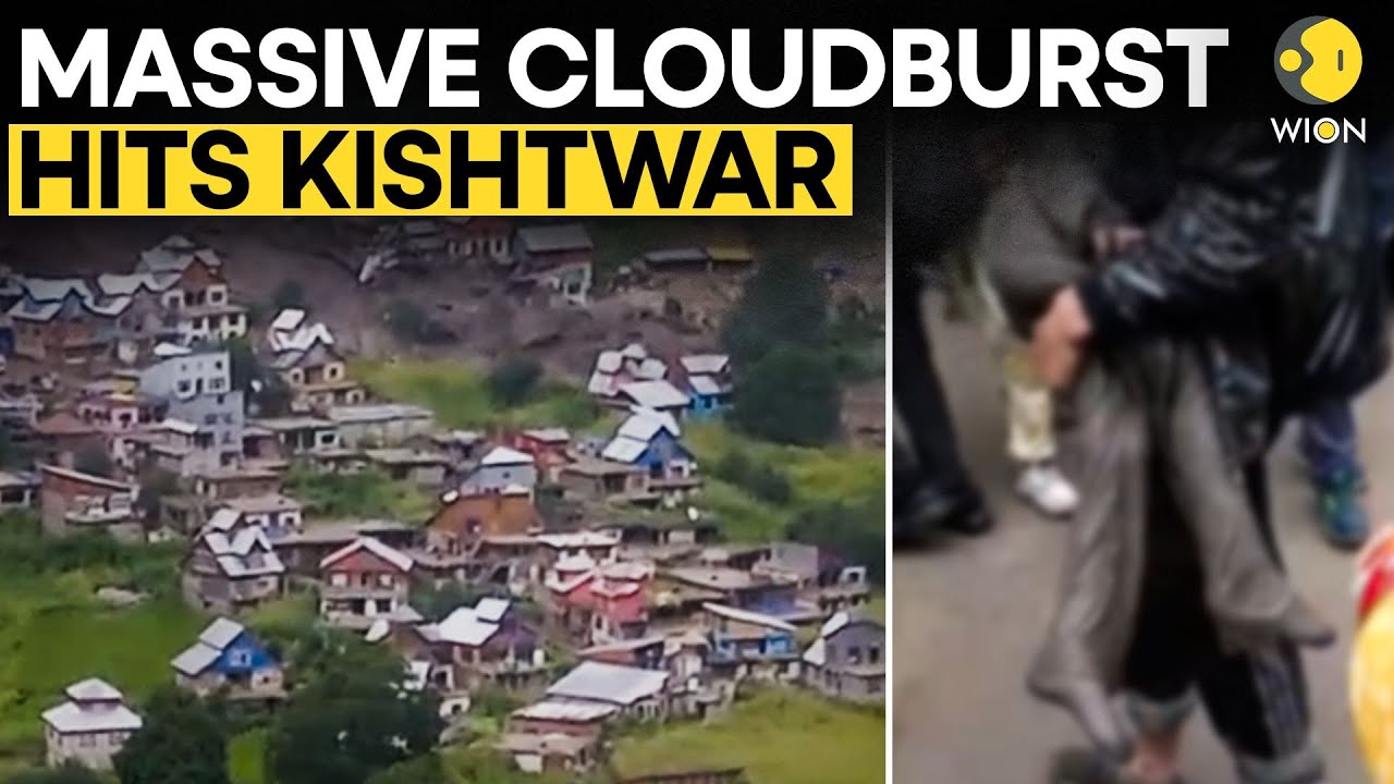 Kishtwar Cloudburst LIVE: Massive Cloudburst Hits Jammu & Kashmir! Multiple Feared Dead | WION LIVE