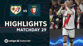 Videoresumen del Rayo Vallecano - Osasuna
