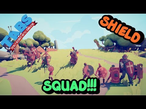 TABS | Shield Squad Vs Every Units (Same Price) - Totally Accurate Battle Simulator